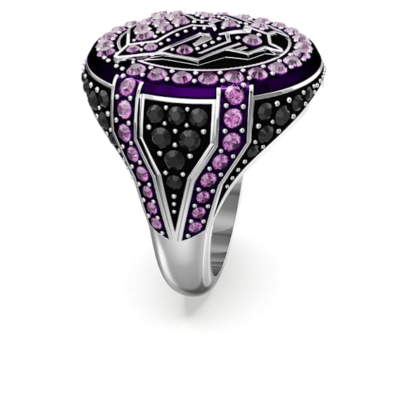 Black Panther © MARVEL ring, Black Panther, Purple, Rhodium plated - Swarovski, 5663351