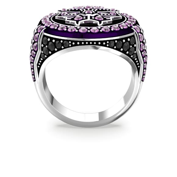 Black Panther © MARVEL ring, Black Panther, Purple, Rhodium plated - Swarovski, 5663351