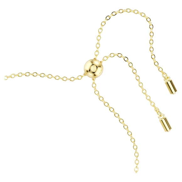 Brățară Imber Emily, Diverse tăieturi rotunde, Nuanță aurie, Placat cu auriu - Swarovski, 5663395