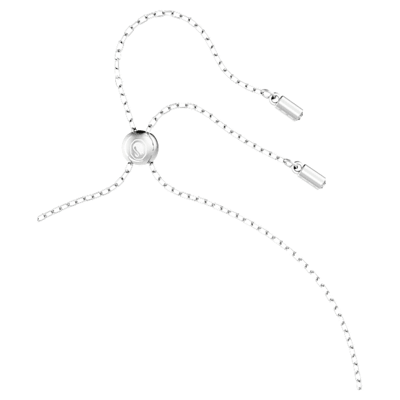Dextera 链坠, 环形相扣, 蓝色, 镀铑 - Swarovski, 5663504