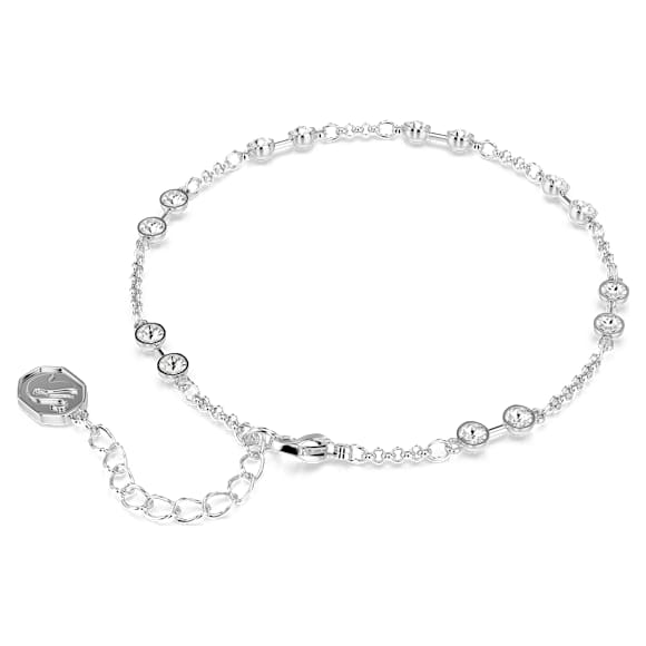 Strand Swarovski Remix Collection, Taille ronde, Blanc, Métal rhodié - Swarovski, 5663545