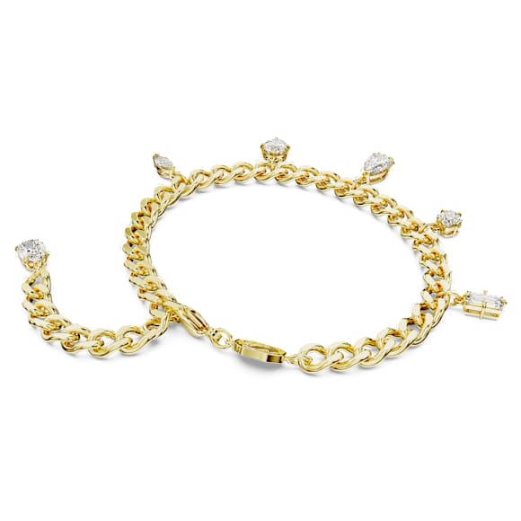 Bracelet Imber, Tailles variées, Blanc, Placage de ton or - Swarovski, 5665830