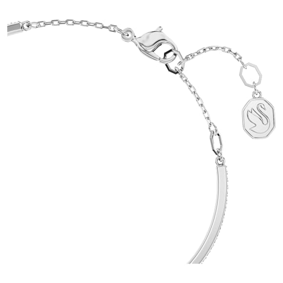 Bracelet-jonc Sublima, Lune, Blanc, Métal rhodié - Swarovski, 5666175