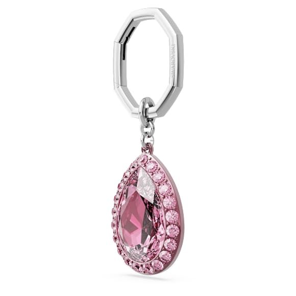 Key ring, Pear cut, Pink - Swarovski, 5666646