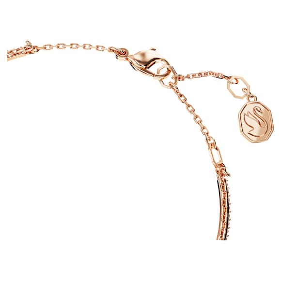Chroma Armreif, Verschiedene Schliffe, Rosa, Roségold-Legierungsschicht - Swarovski, 5668243