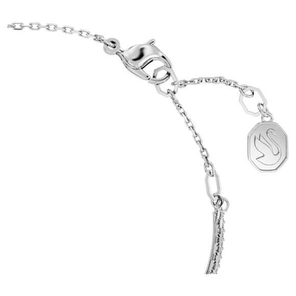 Bracciale rigido Stilla, Taglio misto, Blu, Placcato rodio - Swarovski, 5668244