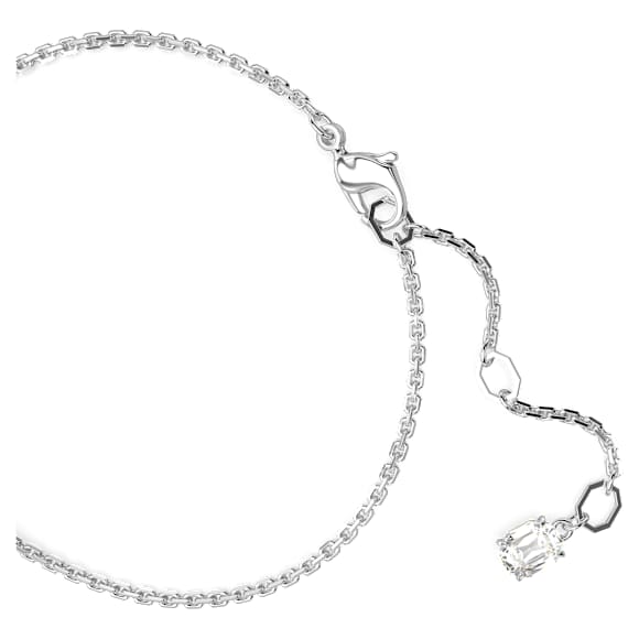 Mesmera armband, Verschillende slijpvormen, Blauw, Rodium toplaag - Swarovski, 5668359