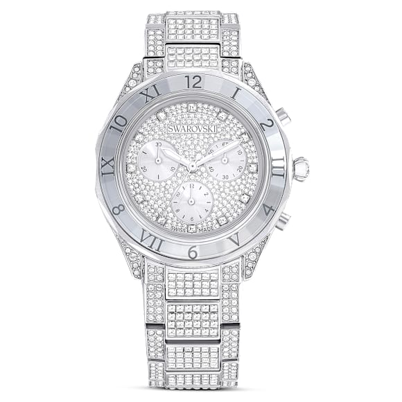 Montre Dextera Lux, Fabriqué en Suisse, Bracelet en métal, Ton argenté, Acier inoxydable - Swarovski, 5668845