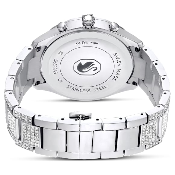 Montre Dextera Lux, Fabriqué en Suisse, Bracelet en métal, Ton argenté, Acier inoxydable - Swarovski, 5668845