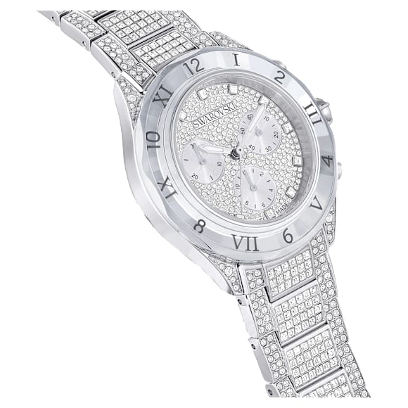 Montre Dextera Lux, Fabriqué en Suisse, Bracelet en métal, Ton argenté, Acier inoxydable - Swarovski, 5668845