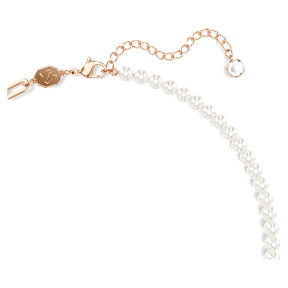 Teddy Anhänger, Kristallperle, Bär, Rosa, Roségold-Legierungsschicht - Swarovski, 5669166