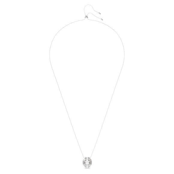 Mesmera Anhänger, Oktagon-Schliff, Groß, Weiß, Rhodiniert - Swarovski, 5669914