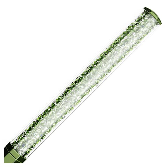 Crystalline ballpoint pen, Octagon shape, Green, Green lacquered - Swarovski, 5669934