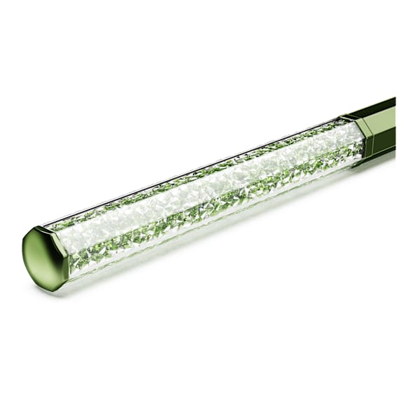 Crystalline ballpoint pen, Octagon shape, Green, Green lacquered - Swarovski, 5669934