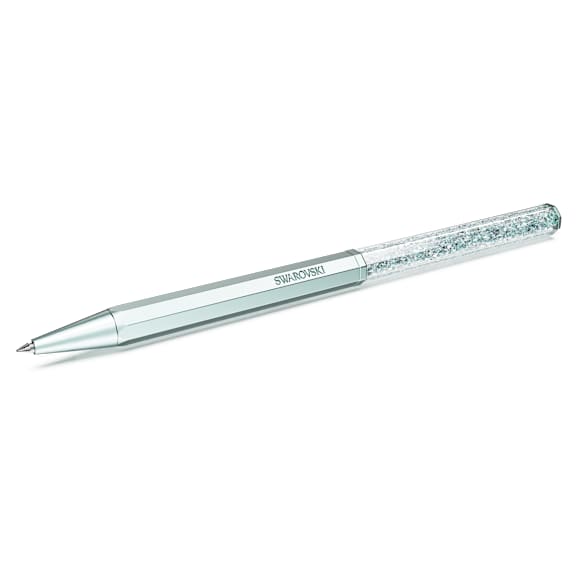 Penna a sfera Crystalline, Forma ottagonale, Blu, Azzurro laccato - Swarovski, 5669935