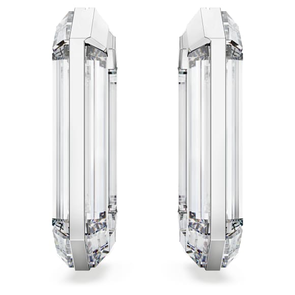 Anneaux d'oreilles Lucent, Pièce d'exception, Forme octogonale, Blanches - Swarovski, 5671087