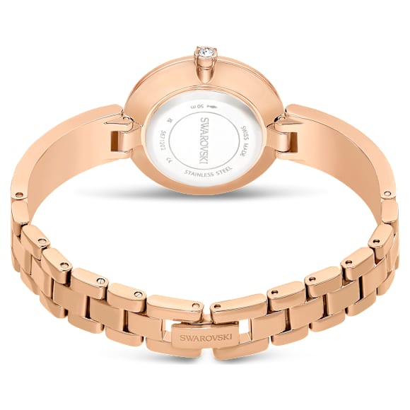 Illumina นาฬิกา, Swiss Made, สร้อยข้อมือโลหะ, โทนโรสโกลด์, เคลือบโทนสีโรสโกลด์ - Swarovski, 5671202