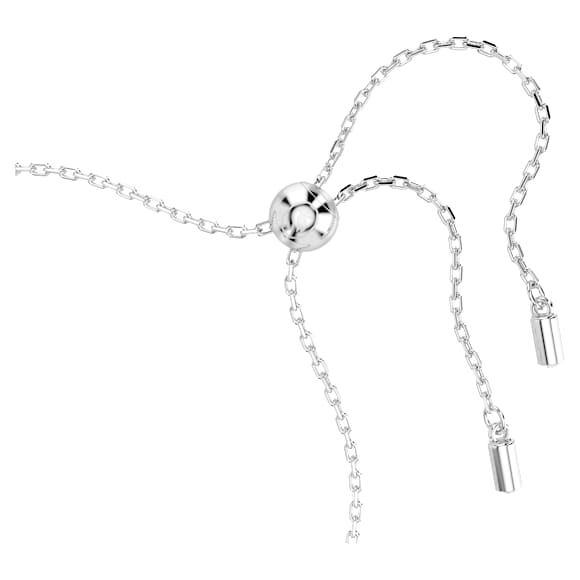 Constella 手鏈, 橢圓形切割, 藍色, 鍍白金色 - Swarovski, 5671895