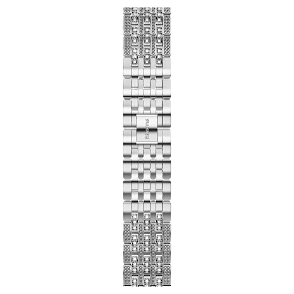Sparkling princess strap, For Apple Watch® 40mm & 41mm, Silver tone, Stainless steel - Swarovski, 5672167
