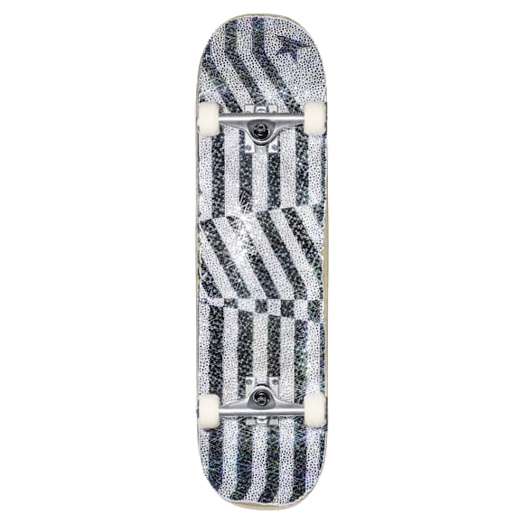 Golden Goose skateboard, Black and white - Swarovski, 5672661