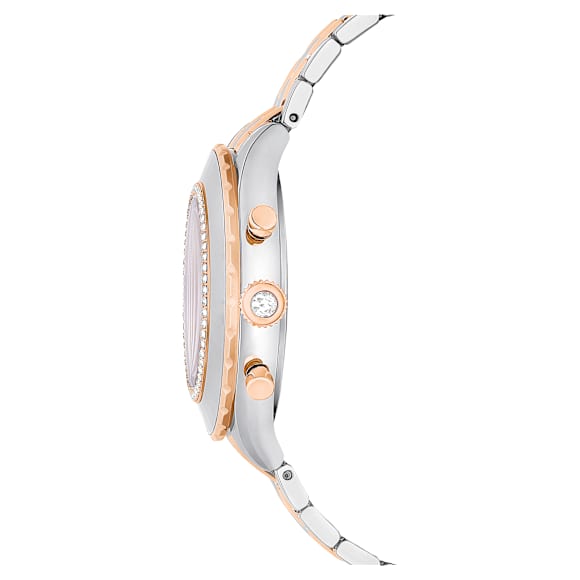 Orologio Octea Chrono, Fabbricato in Svizzera, Bracciale di metallo, Tono oro rosa, Mix di finiture - Swarovski, 5672937