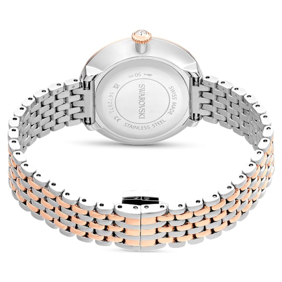 Orologio Certa, Fabbricato in Svizzera, Bracciale di metallo, Tono oro rosa, Mix di finiture - Swarovski, 5672971