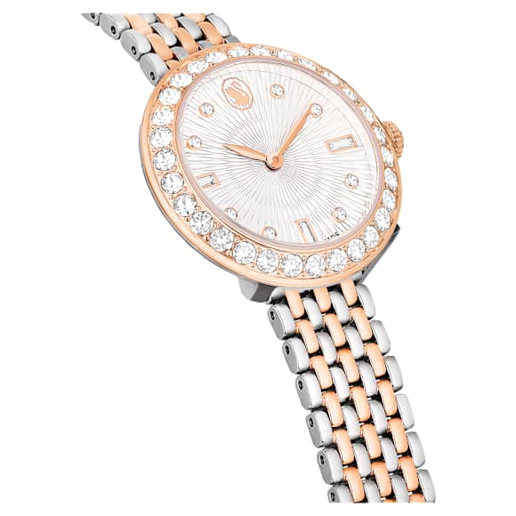 Orologio Certa, Fabbricato in Svizzera, Bracciale di metallo, Tono oro rosa, Mix di finiture - Swarovski, 5672971