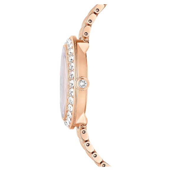 Certa watch, Swiss Made, Metal bracelet, Rose gold tone, Rose gold-tone finish - Swarovski, 5672981