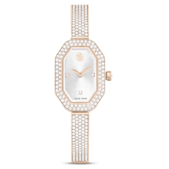 Dextera Bangle นาฬิกา, Swiss Made, สร้อยข้อมือโลหะ, โทนสีทอง, เคลือบโทนสีแชมเปญโกลด์ - Swarovski, 5672987
