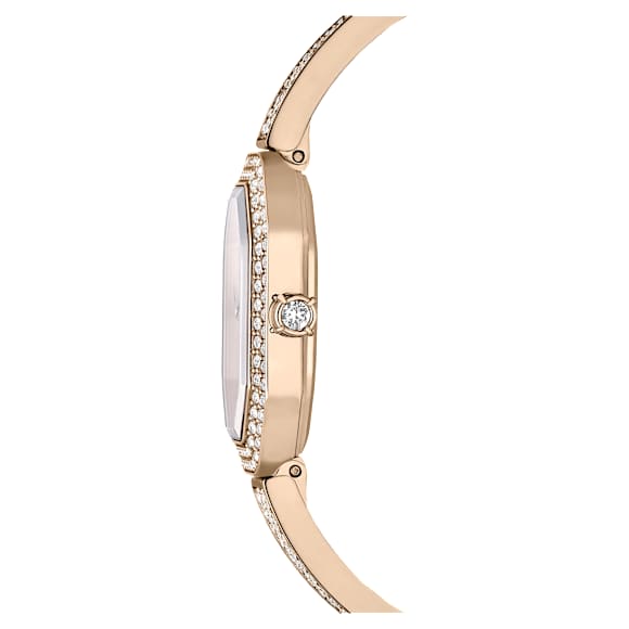 Dextera Bangle นาฬิกา, Swiss Made, สร้อยข้อมือโลหะ, โทนสีทอง, เคลือบโทนสีแชมเปญโกลด์ - Swarovski, 5672987