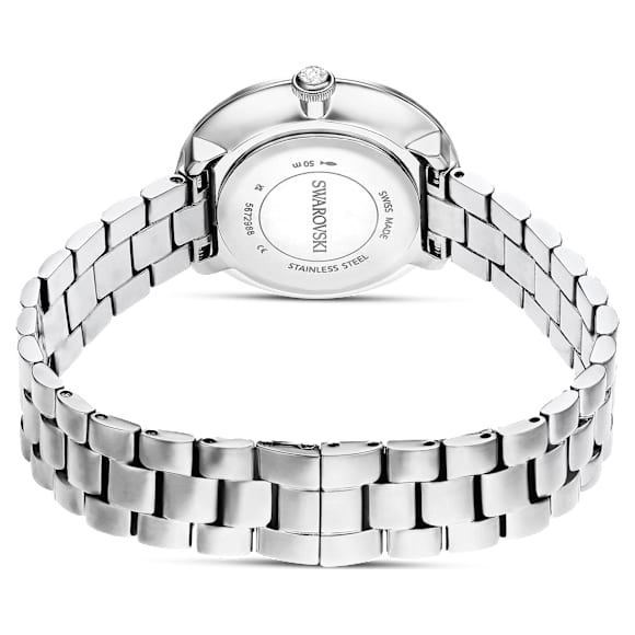 Certa watch, Swiss Made, Metal bracelet, Silver tone, Stainless Steel - Swarovski, 5672998