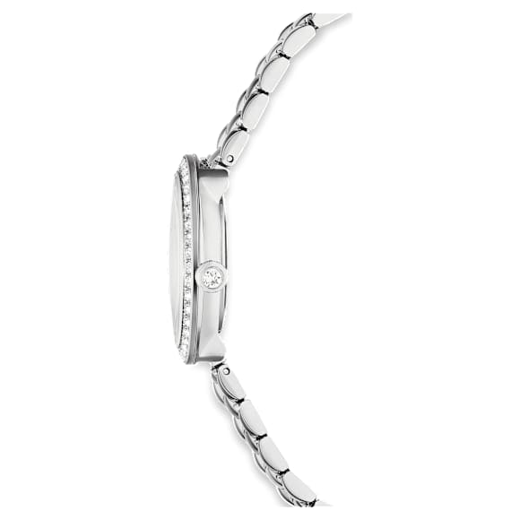 Certa watch, Swiss Made, Metal bracelet, Silver tone, Stainless Steel - Swarovski, 5672998