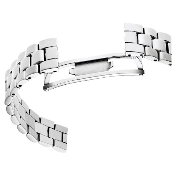 Certa watch, Swiss Made, Metal bracelet, Silver tone, Stainless Steel - Swarovski, 5672998