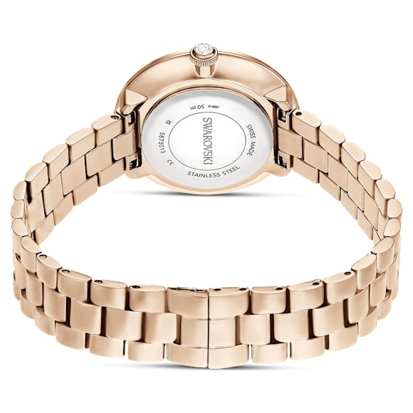 Certa นาฬิกา, Swiss Made, สร้อยข้อมือโลหะ, โทนสีทอง, เคลือบโทนสีแชมเปญโกลด์ - Swarovski, 5673013