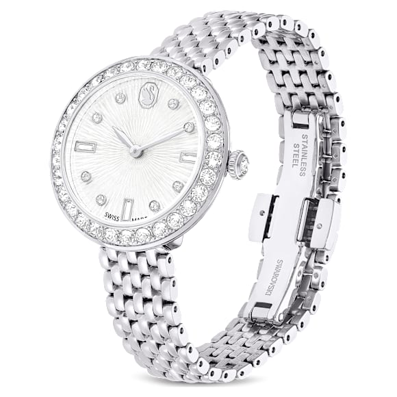 Certa นาฬิกา, Swiss Made, สร้อยข้อมือโลหะ, โทนสีเงิน, สเตนเลสสตีล - Swarovski, 5673022