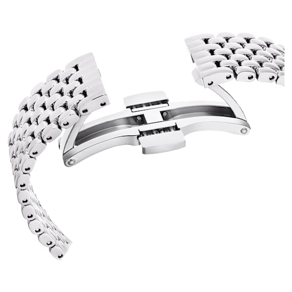 Certa watch, Swiss Made, Metal bracelet, Silver tone, Stainless steel - Swarovski, 5673022
