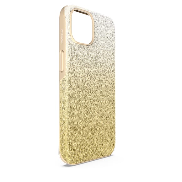 High smartphone case, Color gradient, iPhone® 14, Gold tone - Swarovski, 5674496