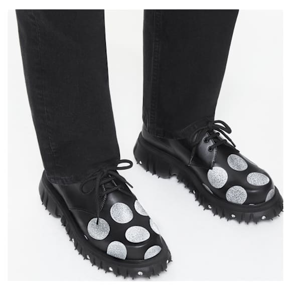 Phileo 005 Crystal Derby Sko, Svart - Swarovski, 5675283