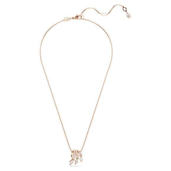Dragon & Phoenix 鏈墜, 龍爪, 白色, 鍍玫瑰金色調 - Swarovski, 5675826