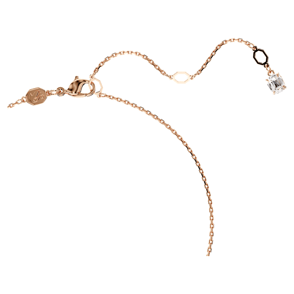 Dragon & Phoenix จี้สร้อยคอ, กรงเล็บมังกร, ขาว, เคลือบโทนสีโรสโกลด์ - Swarovski, 5675826