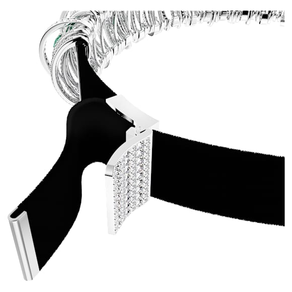 Hyperbola Halsband, Grün, Rhodiniert - Swarovski, 5676060
