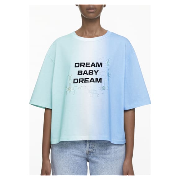 Liberal Youth Ministry, Gradient เสื้อยืด, เขียว - Swarovski, 5677021