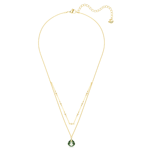 Tessa Anhänger, Grün, Goldlegierungsschicht - Swarovski, 5677548