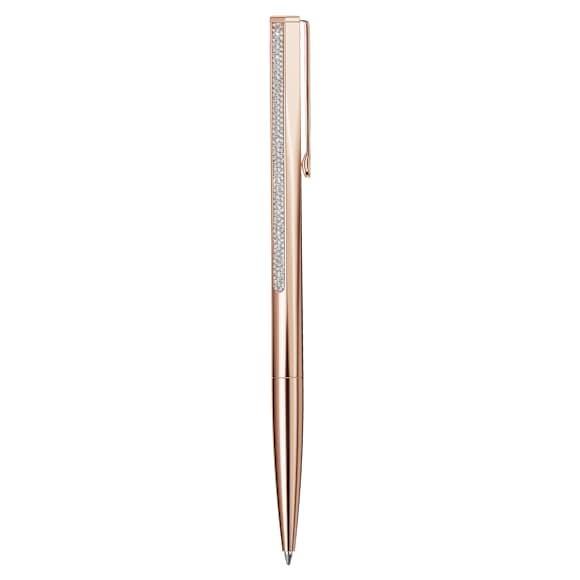 Στυλό Crystal Shimmer, Ροζ χρυσαφί τόνος, Φινίρισμα σε χρυσό σαμπανί τόνο - Swarovski, 5678182