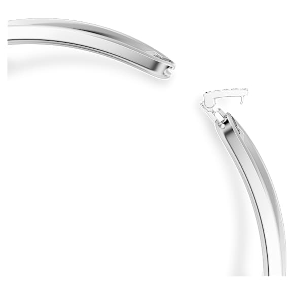 Hyperbola choker, Infinity, White, Rhodium plated - Swarovski, 5679426