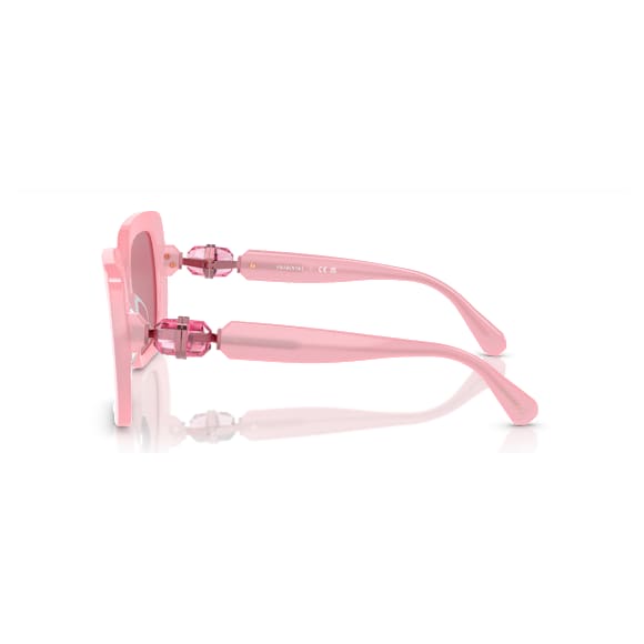 Lunettes de soleil, Oversize, Forme carrée, SK0061, Roses - Swarovski, 5679538