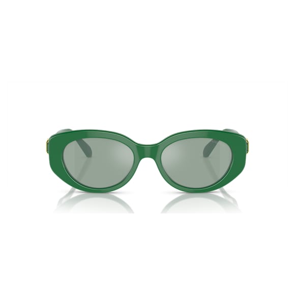 Sunglasses, Cat-eye shape, SK6002, Green - Swarovski, 5679539