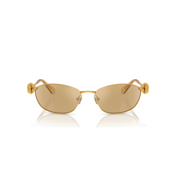 Sunglasses, Oval shape, SK7010, Yellow - Swarovski, 5679540