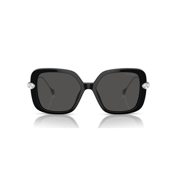 Sonnenbrille, Übergröße, Quadratische Form, SK6011, Schwarz - Swarovski, 5679543