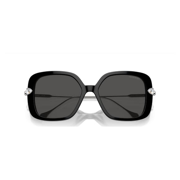Sunglasses, Oversized, Square shape, SK6011, Black - Swarovski, 5679543